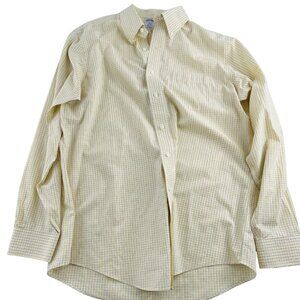 Brooks Brothers Men's size 16-4/5 Regent The Original Polo Shirt Non Iron Yellow